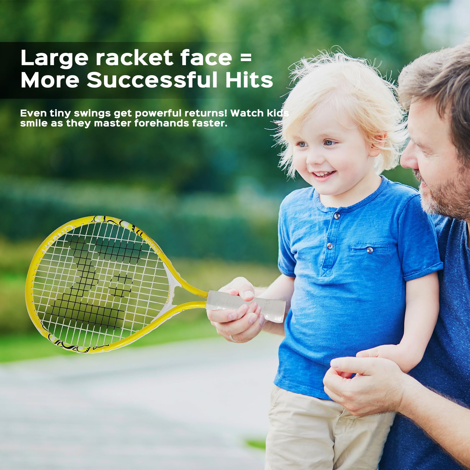 Amazon | INSUM 17インチ キッズ テニスラケット 高齢者用 2~3歳